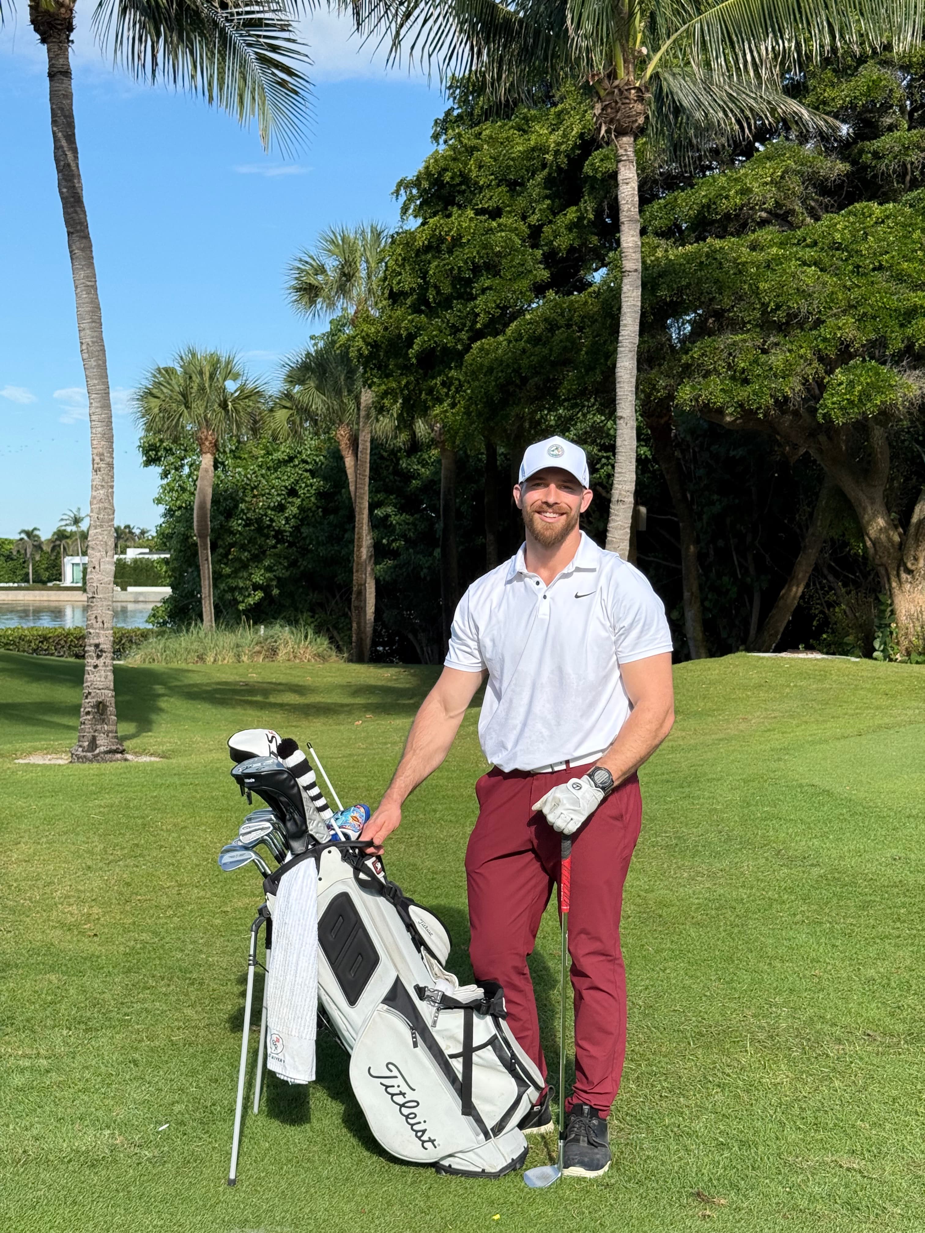 David Zabinski on the golf course